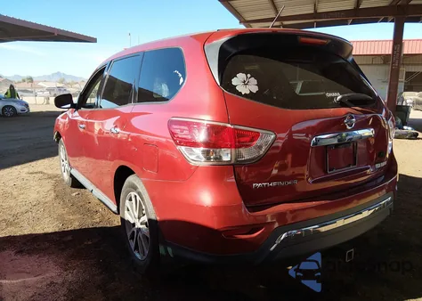 2014 Nissan Pathfinder S из США, поврежденный, VIN 5N1AR2MN6EC678166